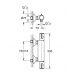 Комплект змішувачів для ванної кімнати з термостатом Grohe BauEdge New UA34105TS0