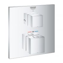 Термостат прихованого монтажу на 2 споживача Grohe Grohtherm Cube 24154000