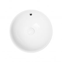 Раковина-чаша Qtap Robin 383х383х175 White с донным клапаном QT1311L408W