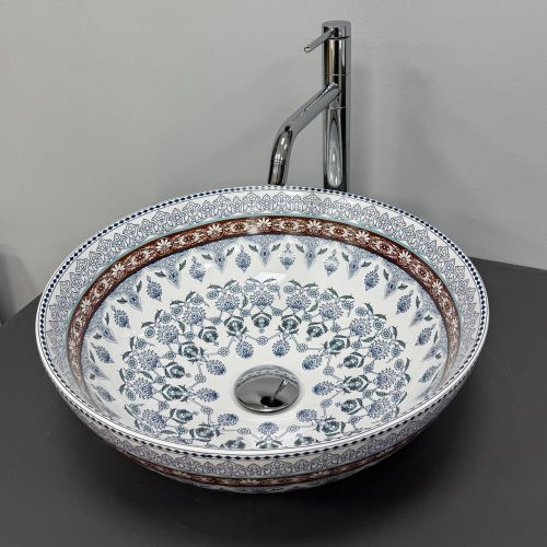 Умывальник (раковина) VBI ARCILE BLUE накладной Умывальник (раковина) VBI ARCILE BLUE накладной