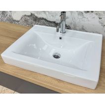 Умивальник (раковина) VBI BAGNARA 70 WHITE врізний