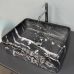 Умивальник (раковина) VBI ASTI M BLACK ONYX накладний