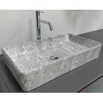 Умивальник (раковина) VBI TRIEST GREY STONE накладний
