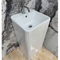 Умивальник (раковина) VBI CALIATO WHITE підлоговий