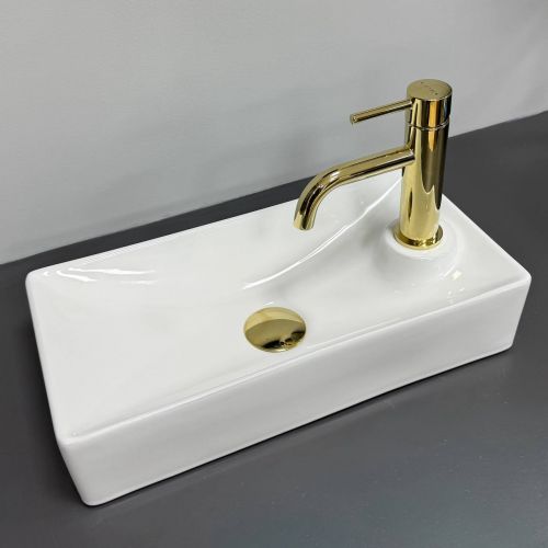 Умивальник (раковина) VBI MALVIZZO L WHITE накладний підвісний