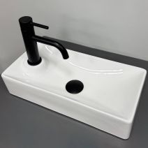 Умивальник (раковина) VBI MALVIZZO R WHITE накладний підвісний