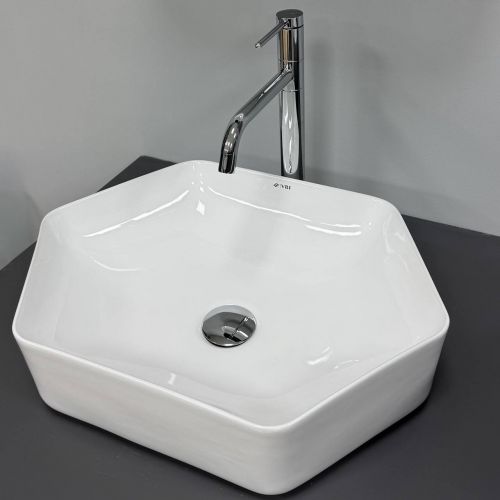 Умивальник (раковина) VBI QUAGLIO WHITE накладний Умивальник (раковина) VBI QUAGLIO WHITE накладний