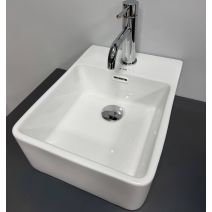 Умивальник (раковина) VBI GELA WHITE накладний підвісний