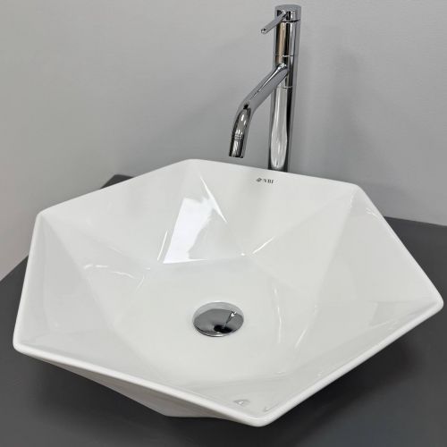 Умивальник (раковина) VBI ROCAZZO WHITE накладний Умивальник (раковина) VBI ROCAZZO WHITE накладний