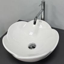 Умивальник (раковина) VBI ROSOLINI WHITE накладний