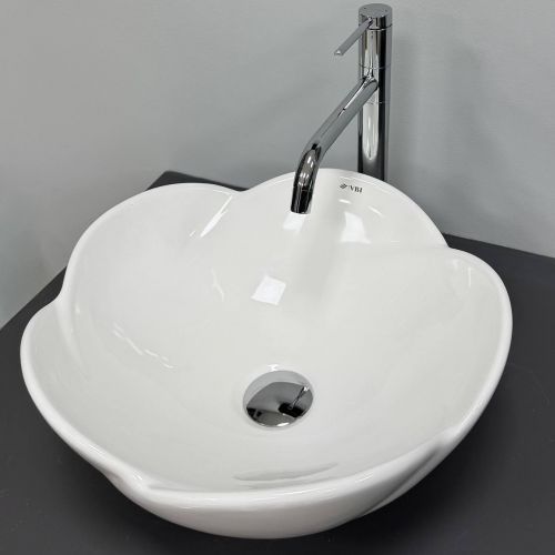 Умивальник (раковина) VBI ROSOLINI WHITE накладний Умивальник (раковина) VBI ROSOLINI WHITE накладний