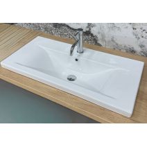 Умивальник (раковина) VBI FANUSA 80 WHITE врізний