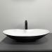 Умивальник (раковина) VBI TURIN BLACK WHITE накладний