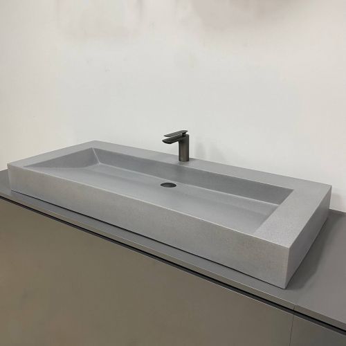 Умивальник (раковина) VBI VIESTE 120 GREY MATT накладний