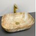 Умывальник (раковина) VBI RAVENNA BROWN ONYX GLOSSY накладной