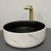 Умивальник (раковина) VBI PRATO WHITE BLACK MARBLE MATT накладний Умивальник (раковина) VBI PRATO WHITE BLACK MARBLE MATT накладний