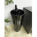 Умывальник (раковина) VBI BOLONIA BLACK GLOSSY напольный