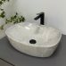 Умивальник (раковина) VBI OLBIA GREY STONE GLOSSY накладний