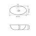 Умивальник (раковина) VBI ORATINO WHITE накладний Умивальник (раковина) VBI ORATINO WHITE накладний
