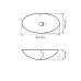 Умивальник (раковина) VBI OLIVELLA WHITE накладний Умивальник (раковина) VBI OLIVELLA WHITE накладний