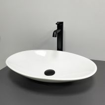 Умивальник (раковина) VBI TUFARA WHITE накладний