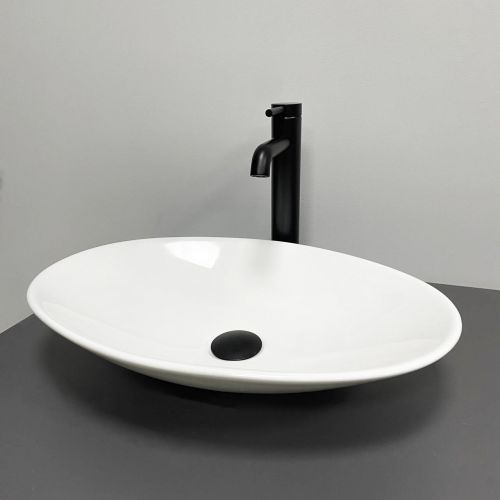 Умивальник (раковина) VBI TUFARA WHITE накладний