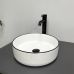 Умивальник (раковина) VBI PRATO WHITE BLACK EDGE накладний
