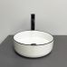 Умивальник (раковина) VBI PRATO WHITE BLACK EDGE накладний