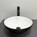 Умивальник (раковина) VBI AMALFI BLACK WHITE накладний Умивальник (раковина) VBI AMALFI BLACK WHITE накладний