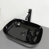 Умивальник (раковина) VBI RAVENNA BLACK GLOSSY накладний Умивальник (раковина) VBI RAVENNA BLACK GLOSSY накладний