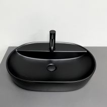 Умивальник (раковина) VBI TERNI BLACK MATT накладний