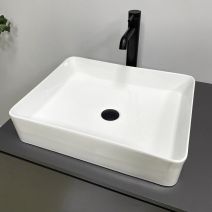 Умивальник (раковина) VBI TRIEST M WHITE накладний