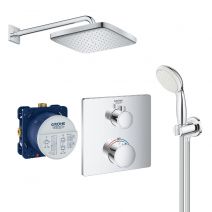 Душевая система скрытого монтажа с термостатом Grohe Grohtherm New Tempesta 250 RU26415SC0