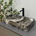Умивальник (раковина) VBI TRIEST ANTHRACITE MARBLE накладний Умивальник (раковина) VBI TRIEST ANTHRACITE MARBLE накладний