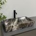 Умивальник (раковина) VBI TRIEST ANTHRACITE MARBLE накладний Умивальник (раковина) VBI TRIEST ANTHRACITE MARBLE накладний
