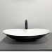 Умивальник (раковина) VBI TURATE BLACK WHITE накладний