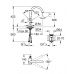 Atrio new Змішувач для раковини, XL-Size (32647DC3)