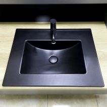Умивальник (раковина) VBI FERRARA 60 BLACK MATT врізний