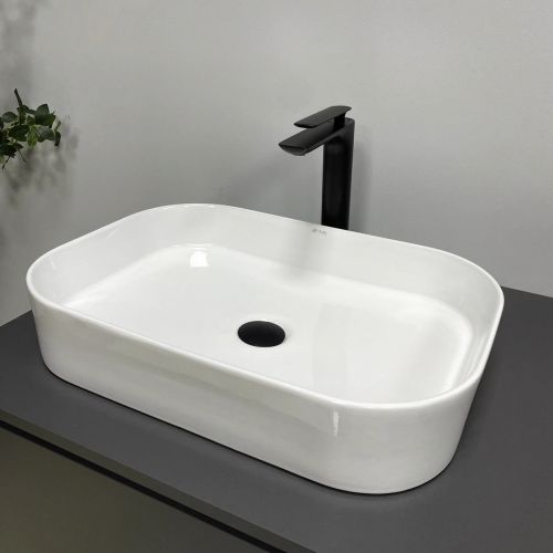 Умивальник (раковина) VBI VESTONE 55 WHITE накладний