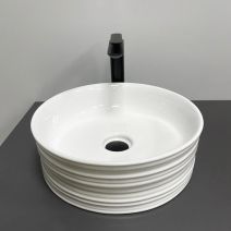 Умивальник (раковина) VBI LARINO WHITE накладний Умивальник (раковина) VBI LARINO WHITE накладний