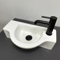 Умивальник (раковина) VBI RIMELLA WHITE накладний підвісний