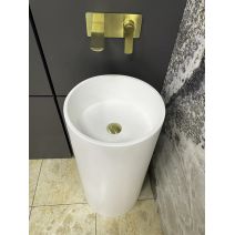 Умывальник (раковина) VBI CATANIA WHITE MATT напольный Умывальник (раковина) VBI CATANIA WHITE MATT напольный