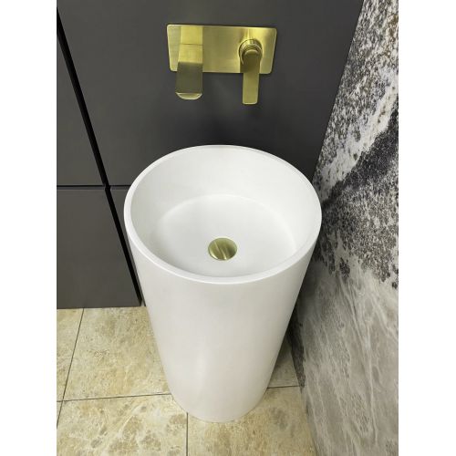 Умывальник (раковина) VBI CATANIA WHITE MATT напольный Умывальник (раковина) VBI CATANIA WHITE MATT напольный