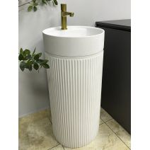 Умывальник (раковина) VBI MIRANO WHITE MATT напольный Умывальник (раковина) VBI MIRANO WHITE MATT напольный