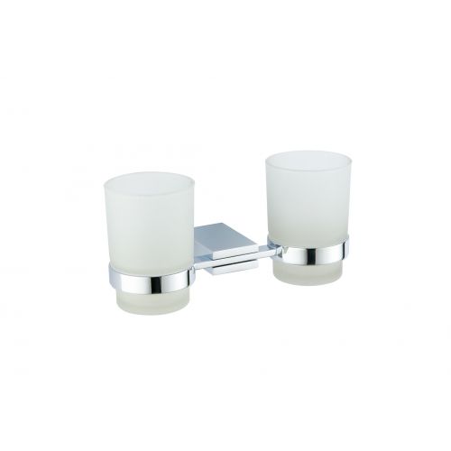 Стакан для зубных щеток VBI NEPTUNE CHROME двойной