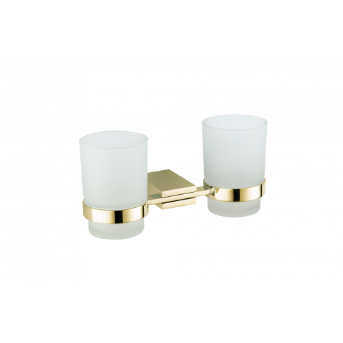 Стакан для зубных щеток VBI NEPTUNE GOLD двойной