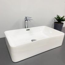 Умивальник (раковина) VBI ARABBA M WHITE накладний Умивальник (раковина) VBI ARABBA M WHITE накладний