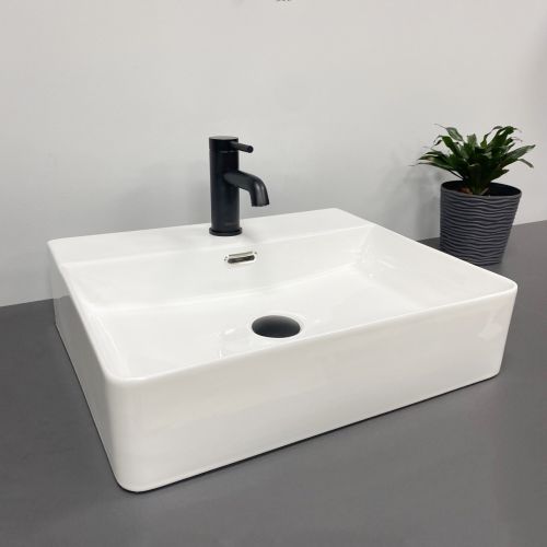 Умивальник (раковина) VBI BITONTO WHITE накладний підвісний