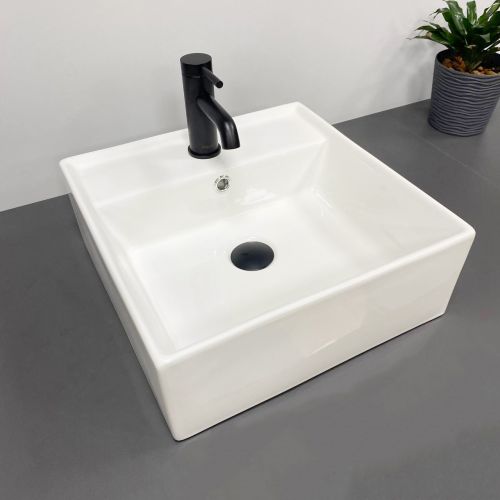 Умивальник (раковина) VBI TERAMO S WHITE накладний підвісний