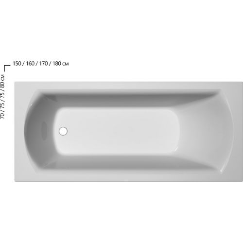 Ванна DOMINO II 150х70